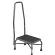 Drive Heavy Duty Bariatric Footstool with Non Skid Rubber Platform - With Handrail