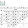 Anita Care 1086X Pure Fresh Silicone Swim Form Size Chart