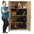 Childrens Factory Angeles Birch Teacher’s Storage Cabinet - Open