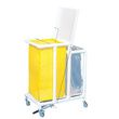 Duralife Footpedal Laundry Hamper And Waste Collection Combo