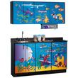 Clinton Pediatric Imagination Series Ocean Commotion Base and Wall Cabinets