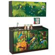 Clinton Pediatric Imagination Series Rainforest Follies Base and Wall Cabinets