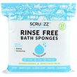 Scrubzz Rinse-Free Disposable Bathing Sponges