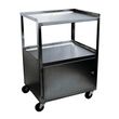 Ideal Standard Duty Three Shelf Mobile Cabinet Cart