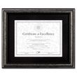 DAX Antique Brushed Charcoal Wood Document Frame