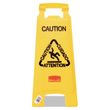 Rubbermaid Commercial Multilingual "Caution" Floor Sign