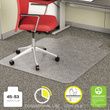 deflecto EconoMat Occasional Use Chair Mat for Commercial Flat Pile Carpeting