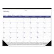 Blueline DuraGlobe Monthly Desk Pad Calendar