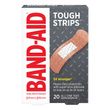 BAND-AID Flexible Fabric Tough-Strips Adhesive Bandages