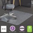 deflecto Clear Polycarbonate All Day Use Chair Mat