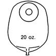 Nu-Hope Nu-Flex Round Post-Operative Mid-Size Urinary Pouch With Flutter Valve