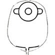 Nu-Hope Standard Round Post-Operative Mid-Size Urinary Pouch