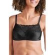 Amoena Isabel Wire-Free 2118 Camisole Soft Cup Bra - Black Front