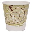 Dart Single Sided Poly Paper Hot Cups in Symphony Design