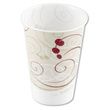 Dart Symphony Design Wax-Coated Paper Cold Cup