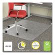 deflecto EconoMat Occasional Use Chair Mat for Commercial Flat Pile Carpeting