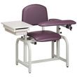 Clinton Lab X Series Blood Drawing Chair with Padded Flip Arm and Drawer