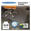 ES Robbins Natural Origins Biobased Chair Mat for Hard Floors