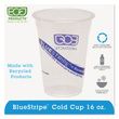  Eco-Products BlueStripe Recycled Content Clear Plastic Cold Drink Cups