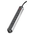 Fellowes Seven-Outlet Metal Power Strip