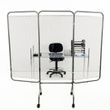 R&B Antimicrobial Three Panel Clear Barrier - Mobile