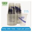 Eco-Products BlueStripe Recycled Content Clear Plastic Cold Drink Cups