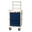 Harloff Aluminum Universal Line Super 7 Drawer Procedure/Nurse Supply Cart