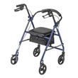 Drive Rollator With Six Inch Wheels - Blue