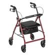 Drive Aluminum Rollator with Fold Up and Removable Back Support