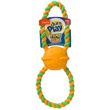 Hartz Dura Play Bacon Scented Tug of Fun Double Ring Dog Toy