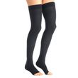 Jobst Opaque Maternity Open Toe Thigh High Compression Stockings - Anthracite