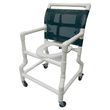 Healthline Shower Commode Chair With Flarred Base
