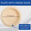Plate with Inside Edge