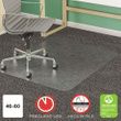 deflecto Anti-Static Frequent Use Chair Mat for Medium Pile Carpeting