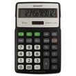 Sharp EL-R287BBK Recycled Series Semi Desk Display Calculator with Kickstand