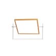 Diversified Woodcrafts Optional Mirror/Markerboard for Mobile Tables
