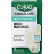 Medline Curad Soothe and Cool Clear Waterproof Hydrogel Bandages