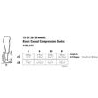 Juzo Basic Casual Knee High Compression Socks - Size Chart