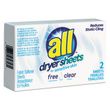 All Free Clear Vend Pack Dryer Sheets