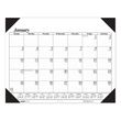 House of Doolittle 100% Recycled One-Color Dated Monthly Desk Pad Calendar