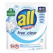 All Mighty Pacs Free and Clear Super Concentrated Laundry Detergent