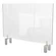 Ghent Clear Partition Extender with Attached Clamp