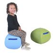 Childrens Factory 12 Inch Turtle Seat - Light Blue Apple Green