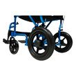 Graham-Field Everest and Jennings Lightweight Aluminum Transport Chair-Rear Wheels