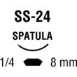 Medtronic Premium Spatula Suture with Needle SS-24