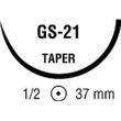 Medtronic Taper Point 36 Inch Suture with Needle GS-21