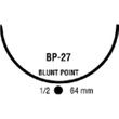 Medtronic Blunt Taper Point Protect Point Suture with Needle BP-27