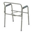 Line Folding Bariatric Steel Commode