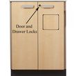 Clinton Pediatric Scale Table - Door and Drawer Lock