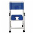 MJM 18" High Backed Soft Seat Shower Chair
